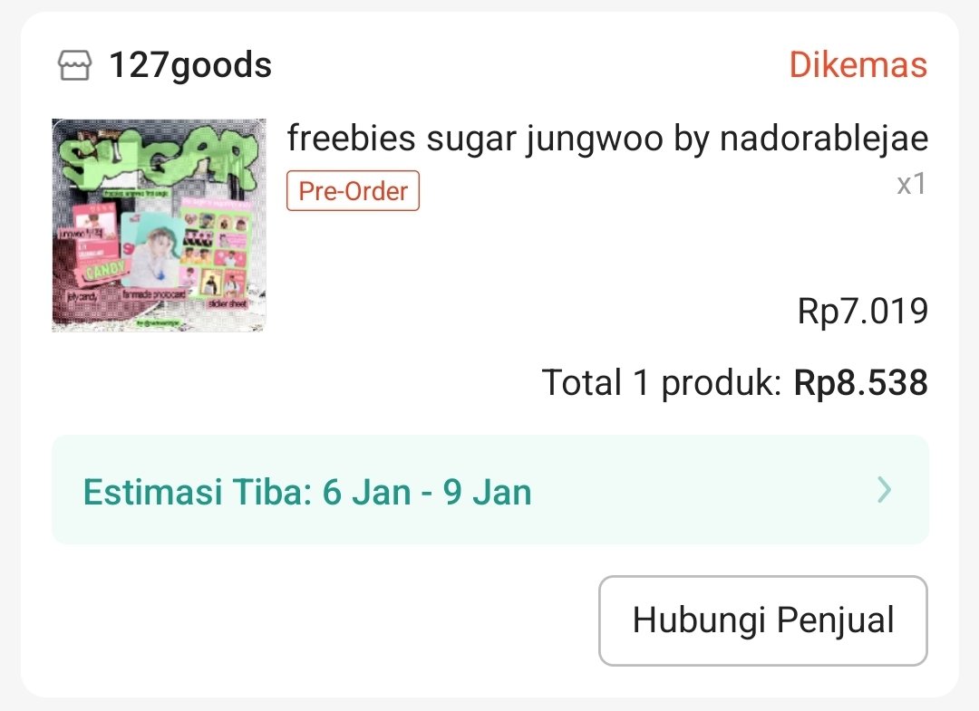 Hampir kehabisan, untung dapet thankyou kak🫰