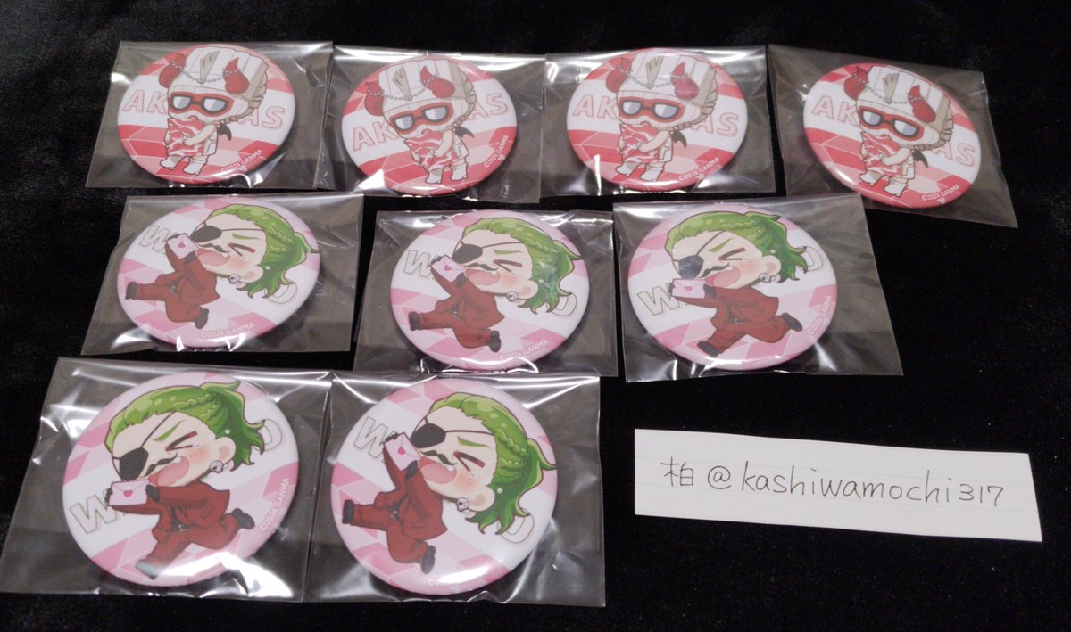 ストグラ二周年郵便局コラボ アクスタ&缶バッジ 画像①②のセット1500