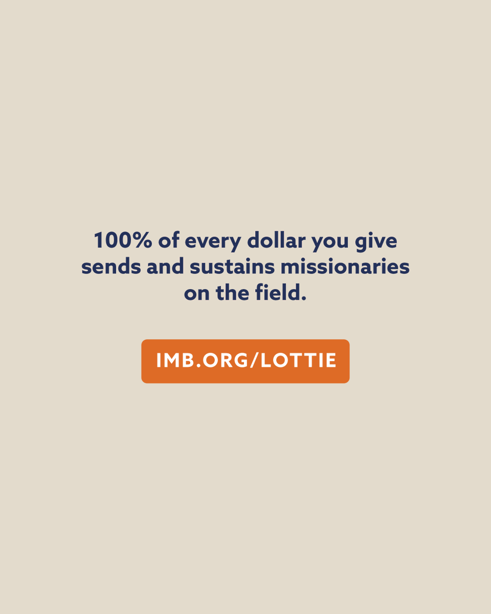 IMB_SBC's tweet photo. Together, we’re part of the Great Pursuit—joining Southern Baptists everywhere in taking the gospel to the nations. 🌍

Every prayer and every gift matters.

🔗 Join us in the Great Pursuit through the #LottieMoonOffering at: https://t.co/QfwqxsOYSW. https://t.co/KsfIGiYUK0