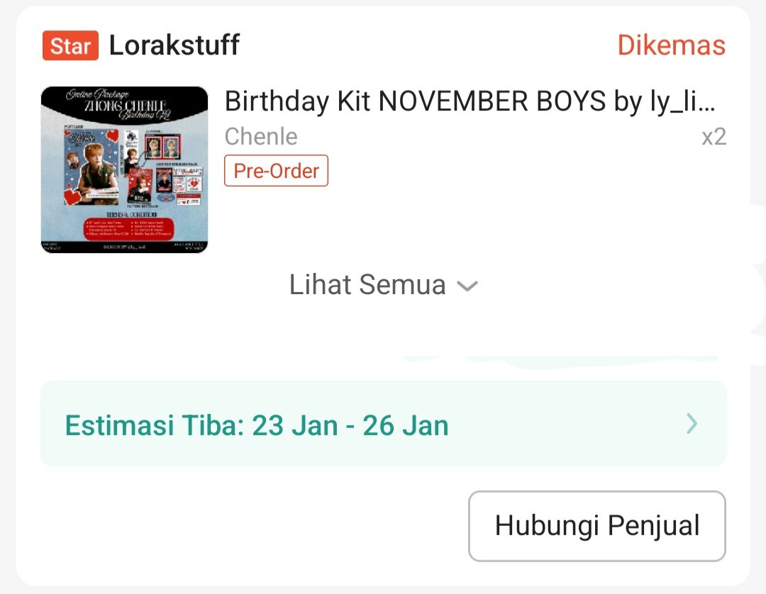 Lupa belum up dapet ini, hehe. Thank youuu kak🫰