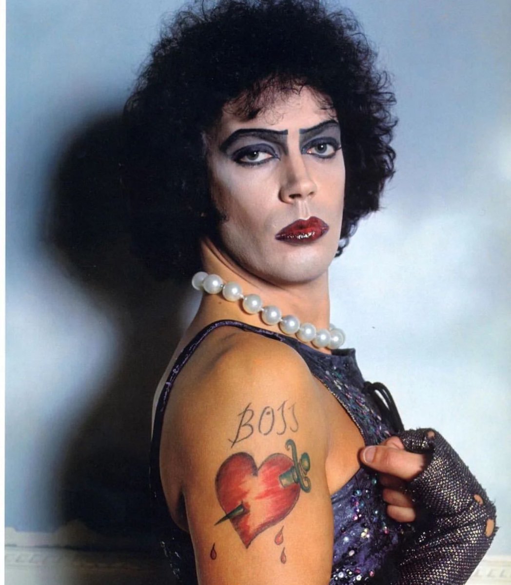 TheCinesthetic's tweet image. Tim Curry as Frank N. Furter in The Rocky Horror Picture Show (1975)