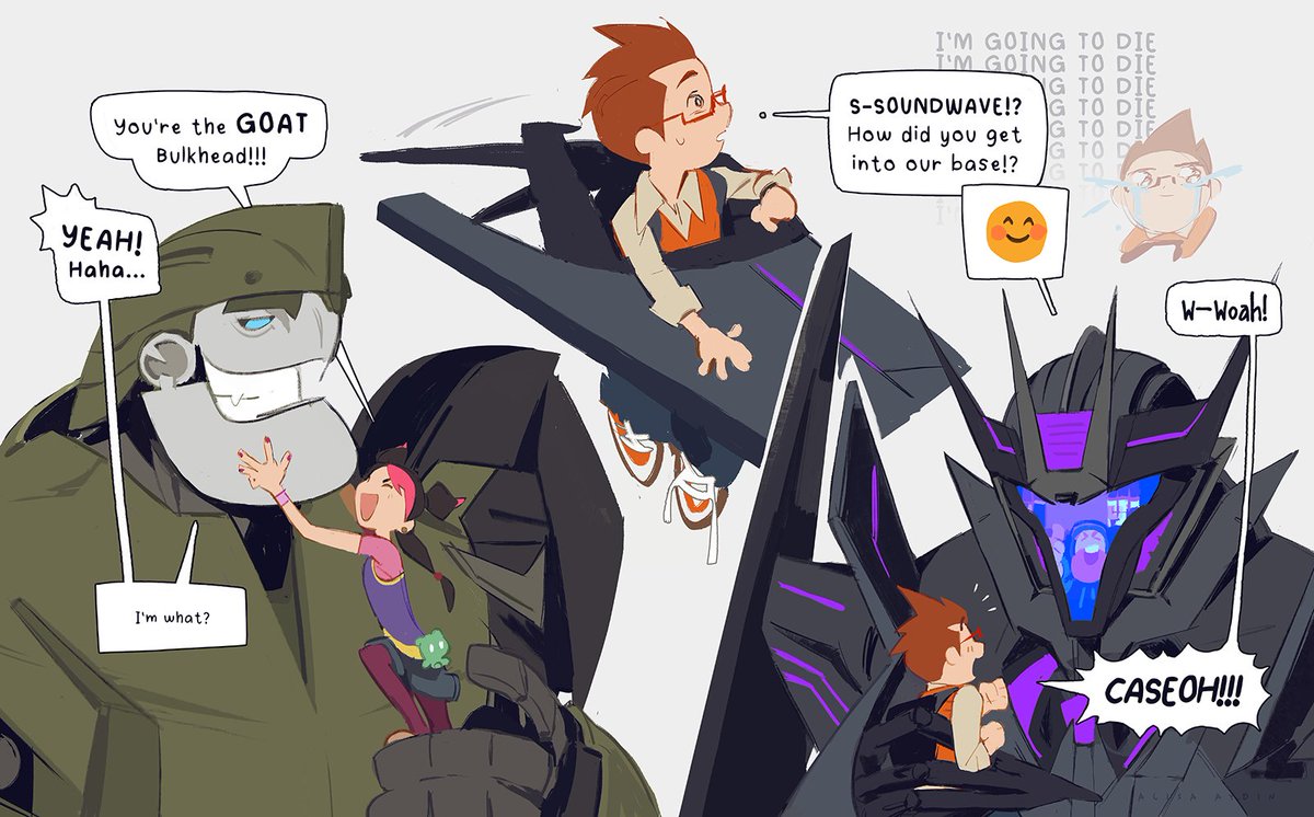 the kids are growing on me 😭 #Transformers #TFP