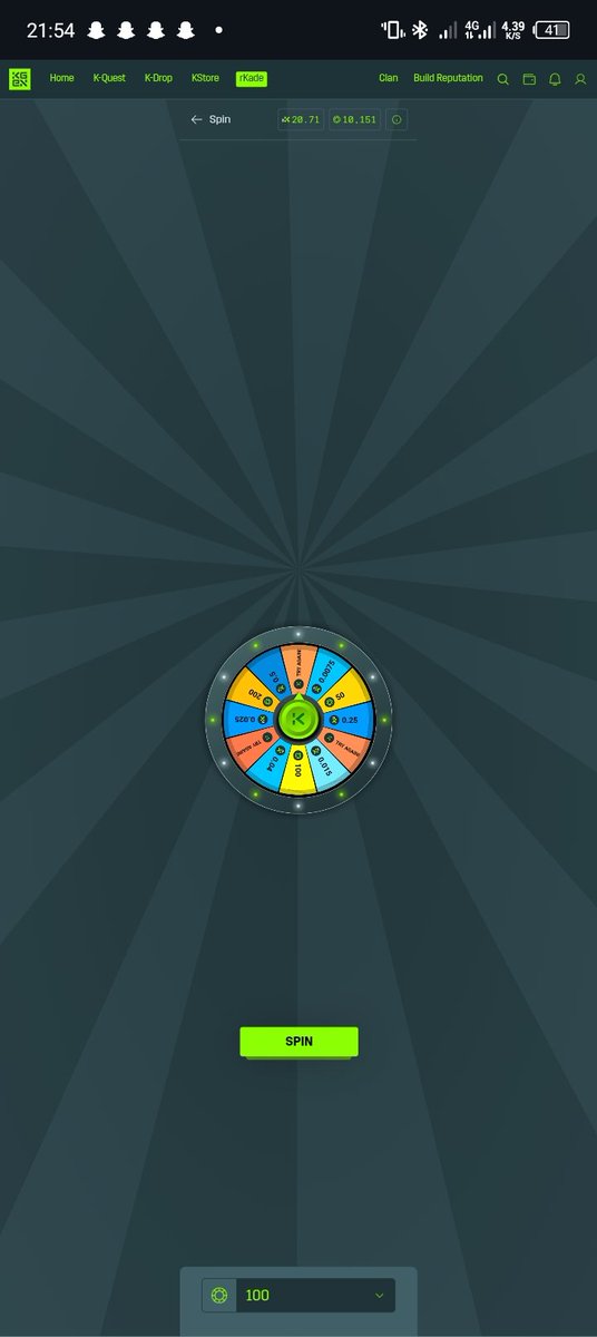 NiccieKKC's tweet photo. I won 1 rKgen from the spin game on rKade in the in-app gaming section (rKade) of the KGeN app and it was fun all along.
@KGeN_IO genuinely reward players on the @KGeN_Community and that's awesome, VeriFi 🟩 for a reason 💚

 #rKade #rKGEN https://t.co/3ZSy4O9GaH