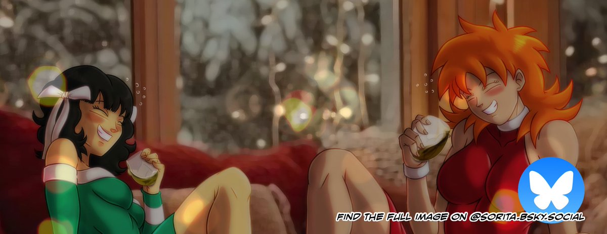 C*mm🎟️: <a href="/DviousThe/">TheDviousOne </a> 
- Ama and Sori found some special eggnog hidden in the back of the fridge!

Thanks for the support!
[Refs used]
C⭕️MMS OPEN!!