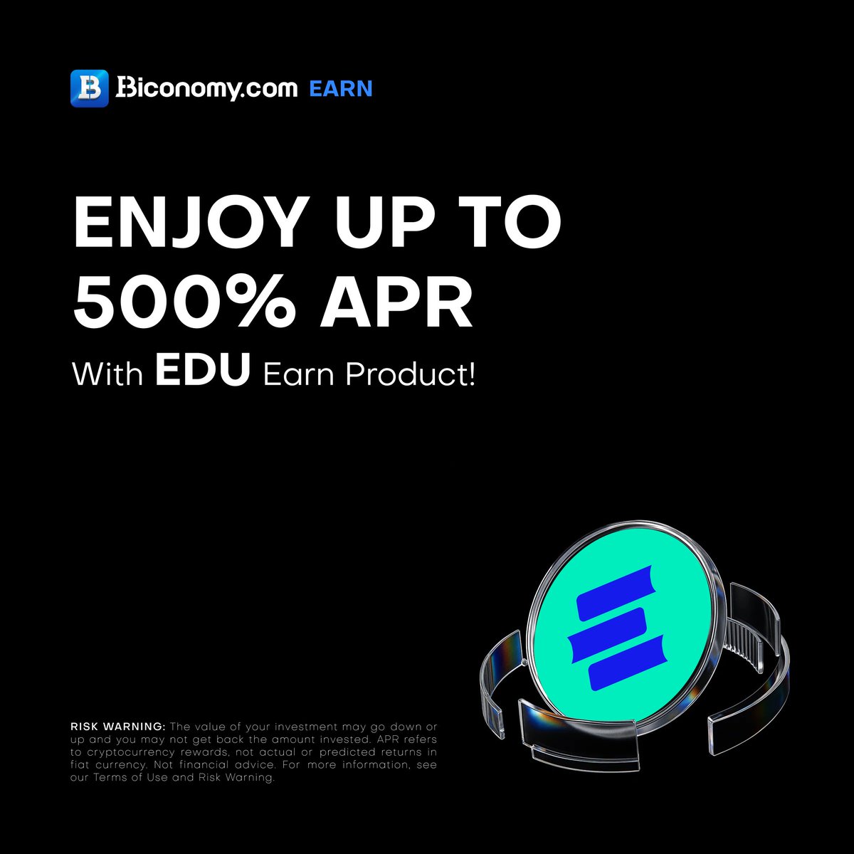 BiconomyCom's tweet image. 🚀 Biconomy.com Earn - #OpenCampus Products: Enjoy Up to 500% APR in Rewards! 🚀
 
 Earn is pleased to announce an update on @opencampus_xyz . Subscribe to #EDU on  Earn Products during the Promotion Period to get up to