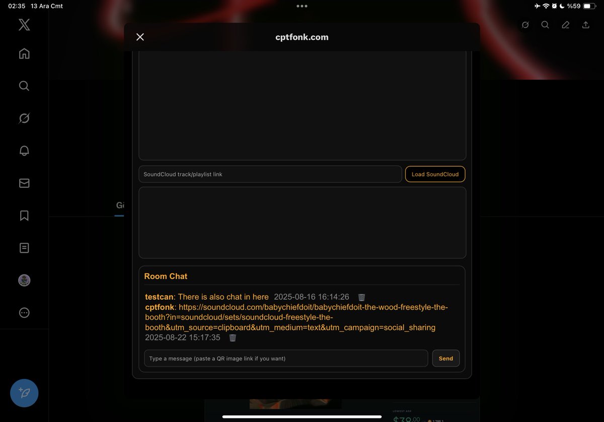 Inside screenshots from cptfonk.com come and enjoy some music