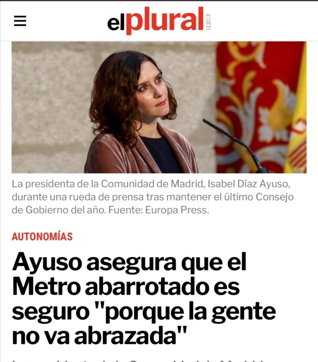 Ella tiene un Maserati y vosotros tenéis lo que os merecéis. 
Ánimo, votantes de <a href="/IdiazAyuso/">Isabel Díaz Ayuso</a>.🍿🍿