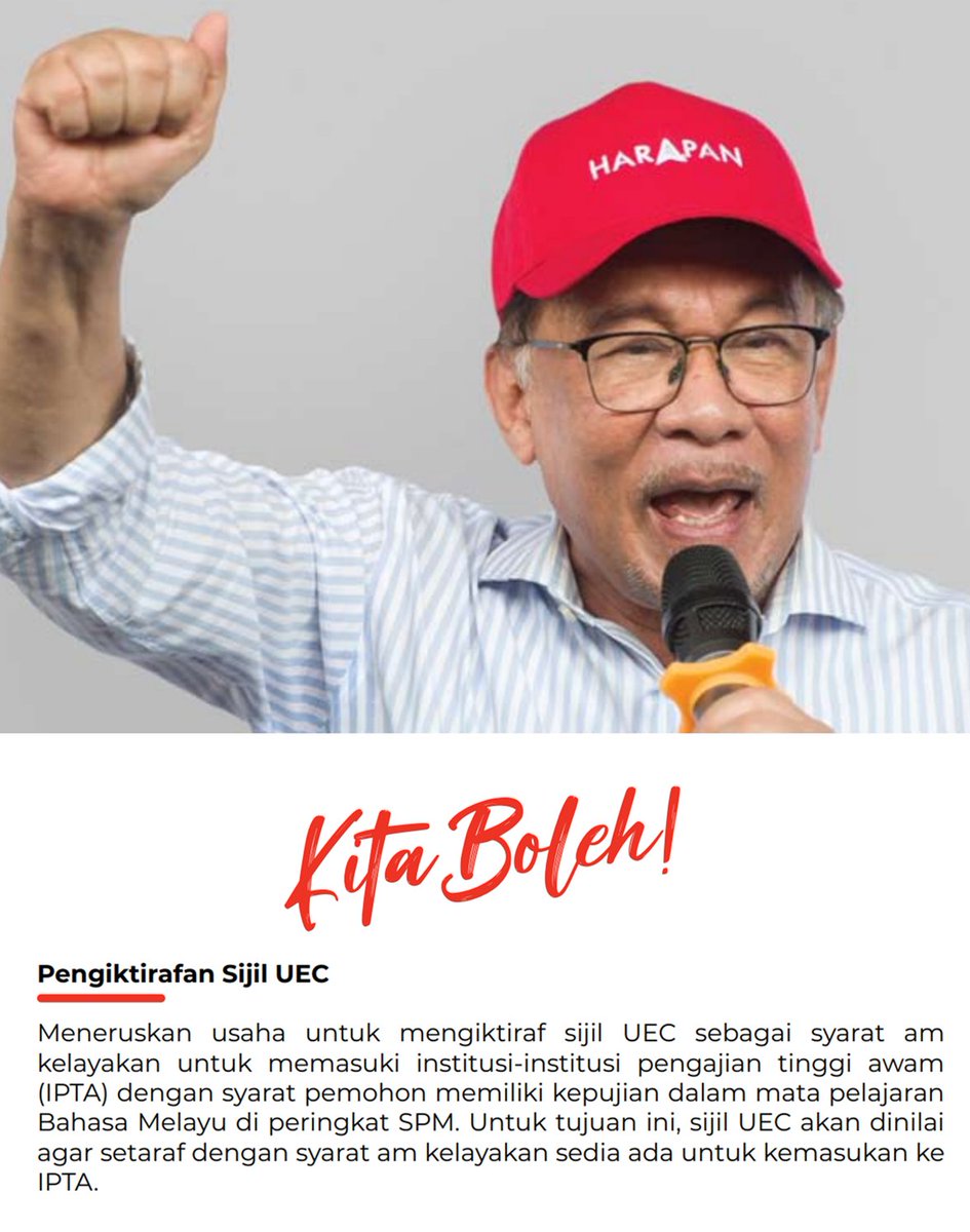LimSianSeeEric's tweet image. It’s time for the Chinese community and all Malaysians to accept a simple truth: when he speaks, he lies.

Even when he writes, he still lies.

And when he says “Kita Boleh”, it really means “He can’t”.

Those rightly angry at DAP leaders for pushing the UEC should realise the…