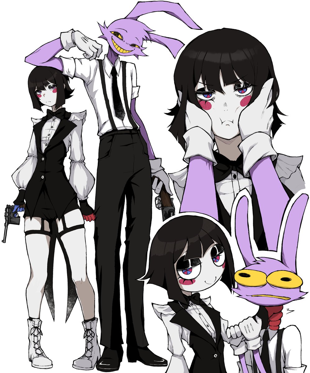 Kekel0212's tweet image. tried drawing pomni and jax