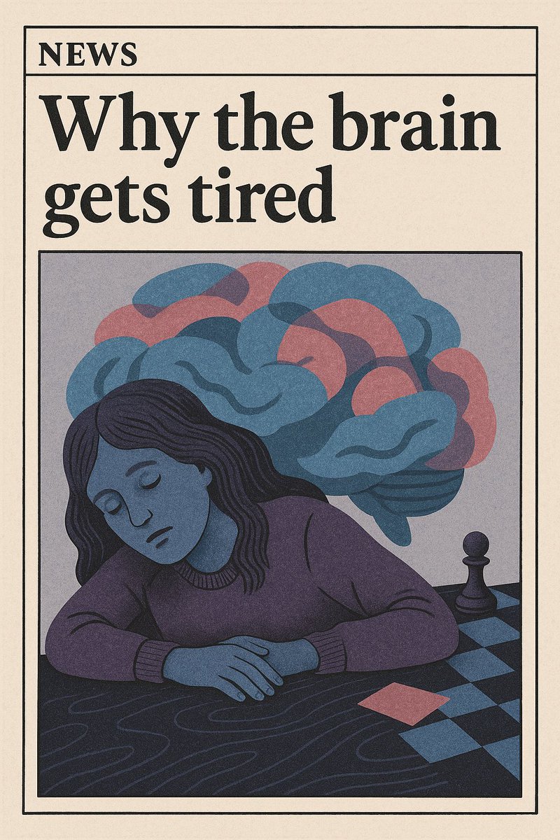 DiegoEscarraman's tweet photo. 🧠 ¿Por qué se cansa el cerebro?
#Noticias

A diferencia de una máquina, el cerebro humano no puede trabajar indefinidamente. El esfuerzo mental sostenido —tomar decisiones, resolver problemas, mantener la atención— consume recursos y genera fatiga cognitiva. No es falta de voluntad: es biología.

La evidencia actual sugiere que la fatiga aparece cuando el cerebro mantiene por mucho tiempo el control cognitivo, es decir, el esfuerzo consciente necesario ante tareas nuevas o complejas. Este proceso es metabólicamente costoso y se asocia a cambios en neurotransmisores como glutamato, adenosina y dopamina, especialmente en la corteza prefrontal, clave para la toma de decisiones.

Cuando el cerebro se fatiga, cambia nuestra conducta: disminuye la motivación, se deteriora el juicio y preferimos recompensas inmediatas sobre beneficios a largo plazo. Esto explica por qué el cansancio mental aumenta el riesgo de errores, accidentes y malas decisiones clínicas.

El sueño profundo sigue siendo el principal mecanismo restaurador, ya que limpia desechos metabólicos y recalibra los circuitos cerebrales.

Escuchar la fatiga no es debilidad: es una señal protectora del cerebro.