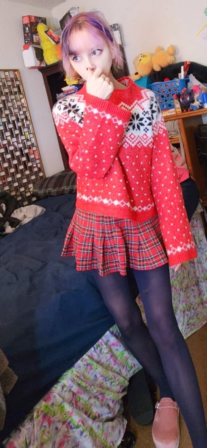 Sorry my hair is wet.