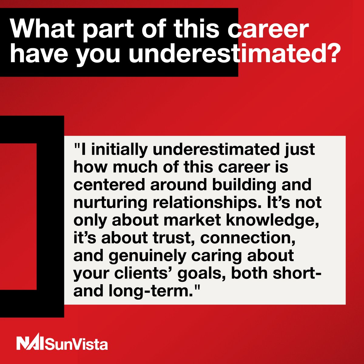 Advisor Spotlight: Lauren Landavazo 🌟

Lauren is a trusted advisor in our Office sector, known for her client-first approach and strong understanding of the local office market. 

Learn more about what drives Lauren—both in her career and beyond.

#TeamSunVista #OfficeAdvisor