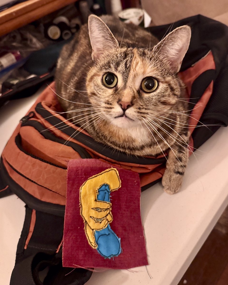 adiaphora87's tweet photo. if you're not turning your dick pics into embroidered patches, can you even call yourself an artist? https://t.co/6ikA5RQHo2