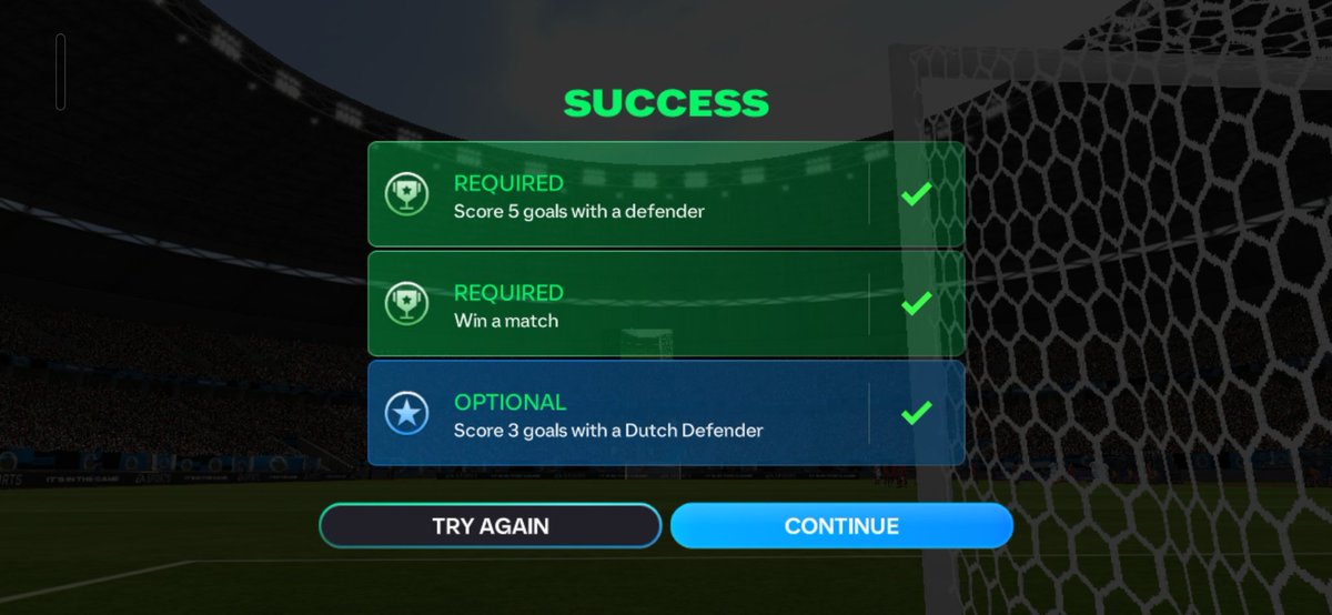 BasuShaibal's tweet photo. In my opinion, today's challenge is the easiest among the three we already had.
1. Use dutch defender, put him as CF (Yes, you don't have to use your dutch defender in his actual position) and you can easily score 3 goals with him as the match difficulty is much less. @tutiofifa https://t.co/mg3FwOJPLz