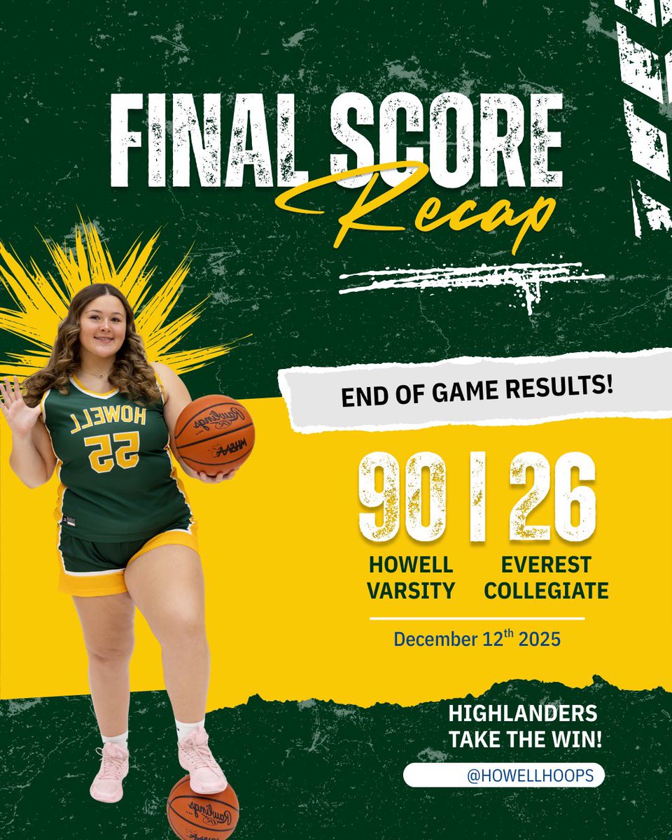 HowellHoops's tweet image. Our howell girls take the win over Everest Collegiate, in a land slide victory!!!💪🏀