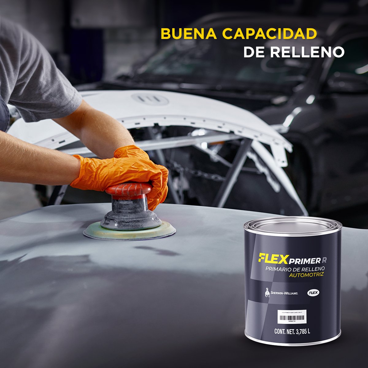 SWautomotiveMx's tweet photo. Flex Primer R es un primario de relleno, fácil de aplicar y lijar. Ofrece excelente adherencia en lámina.

#FLEX #SherwinWilliamsAutomotive #RepintadoAutomotriz https://t.co/7iSZDhO5p8
