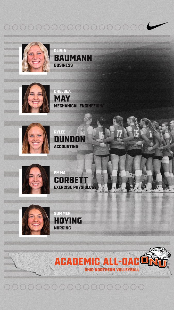 Ohio Northern Volleyball tweet media