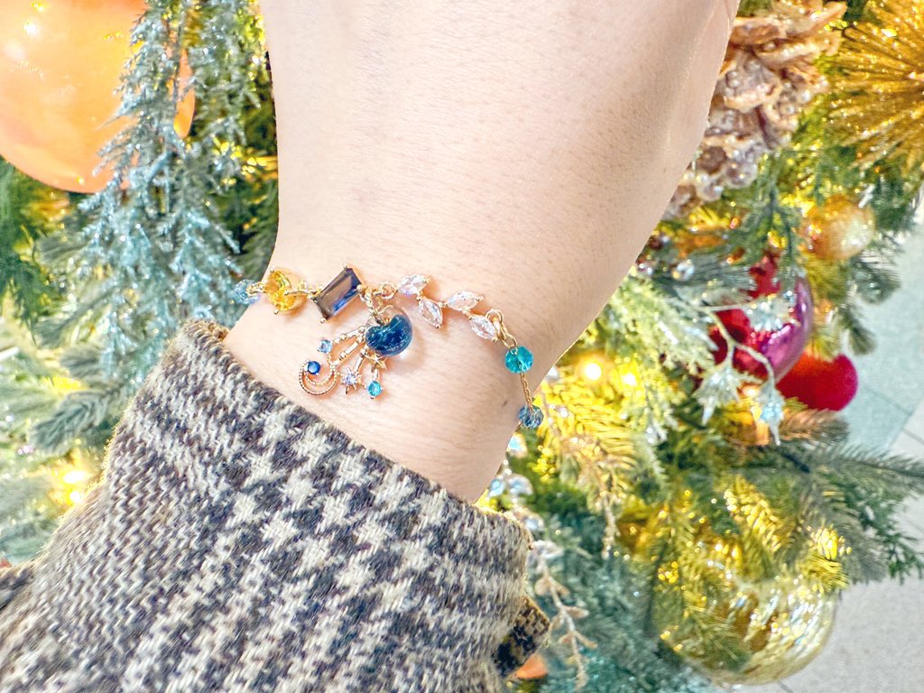 身につけるとこんな感じ🥹✨