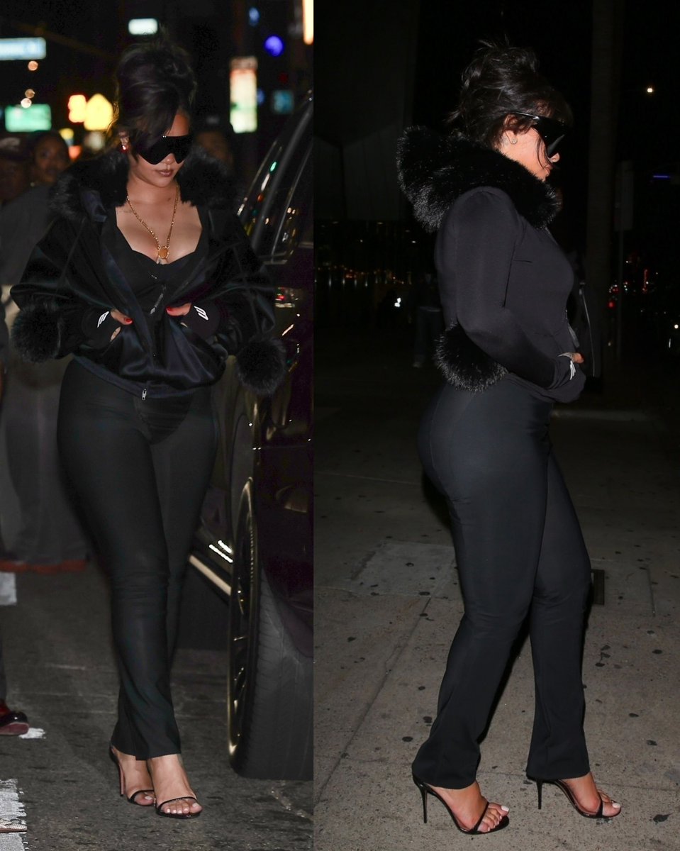 gabgonebad's tweet image. 📸 Rihanna in Hollywood last night.