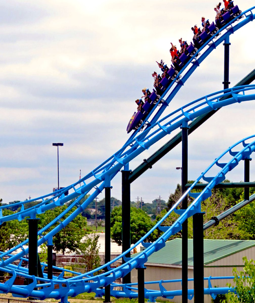 #25DaysOfCoasters RCX Top 125 Rank Day 9: 79 &amp; 78

79. New Texas Giant - Six Flags Over Texas
Make: RMC, Model: IBox
Opened: 2011

The first RMC really doesn’t live up to its children, but is still a ton of fun. Ejector airtime on the first drop and then constant floater the