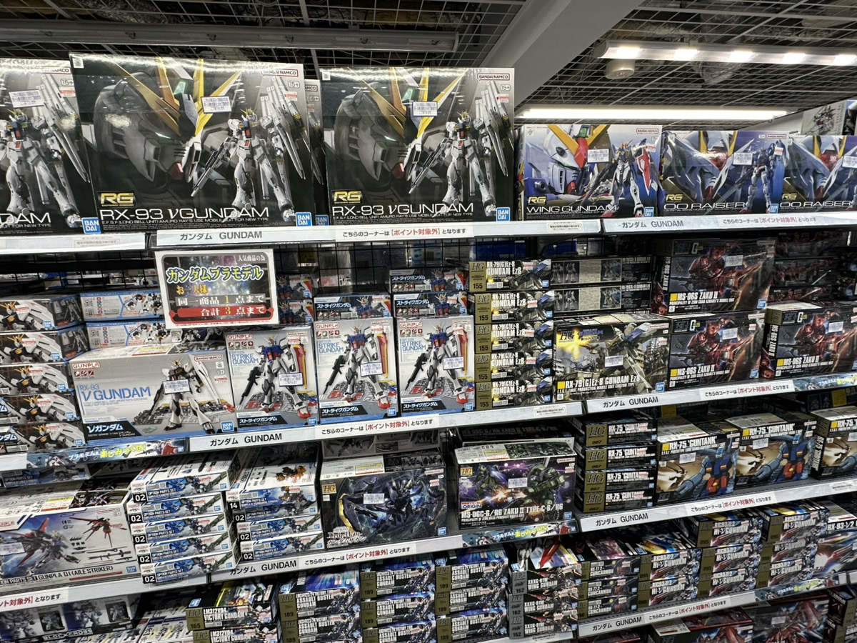 人気ガンプラ再入荷しました!! RGシリーズ商品から様々な機体が再入荷