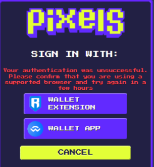 4 days straight "Authentication error" is INSANE at this point. I already did ALL the things the CS told me to do still this happens.

<a href="/pixels_online/">Pixels</a>