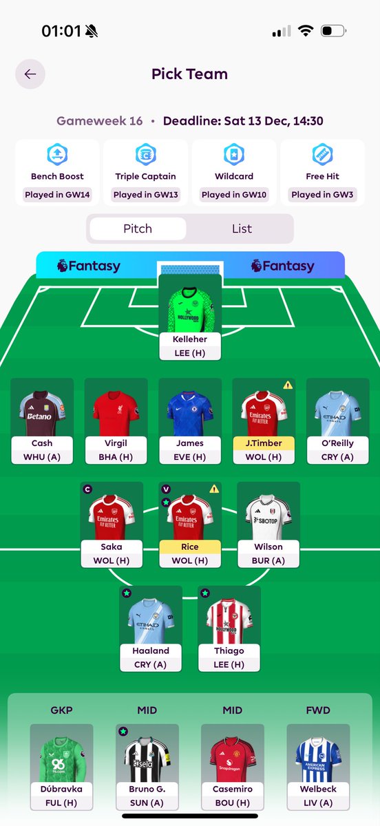 mresprectro's tweet photo. @FPLMattW Unsure whether to bench O’Reilly or not https://t.co/tz6HE7lRlH