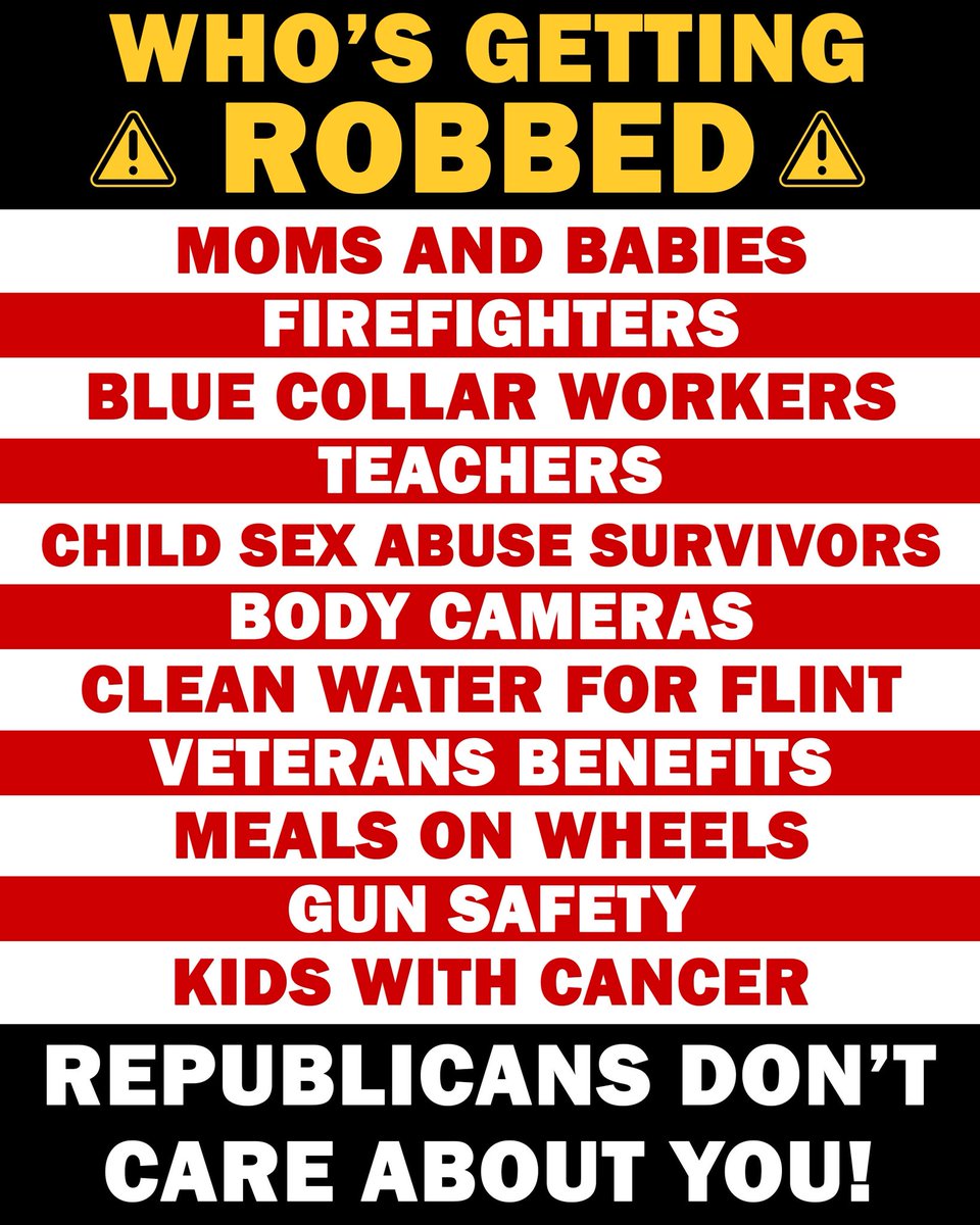 The MI House GOP just robbed $645M from Michiganders. This unprecedented maneuver will hurt everyone. They took away money for firefighters, clean water, gun safety, and more.
#MattHall #michiganGOP
#StolenFunds #greedypoliticians #GOP #michigan #politics #protectpeople