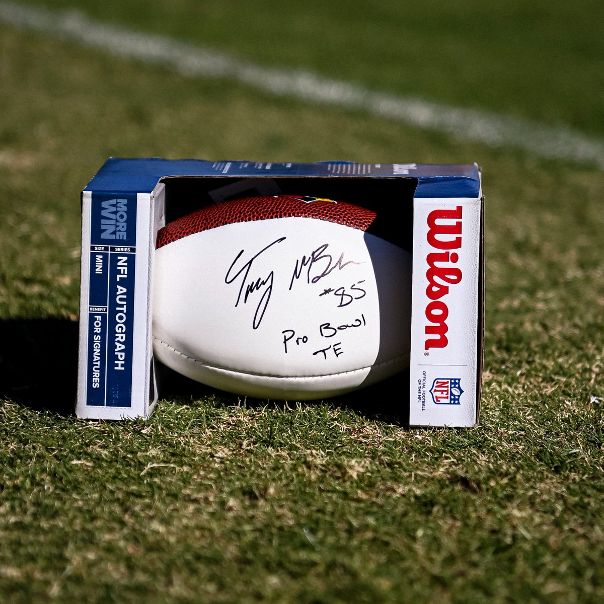 Another day, another way to get our guys to Pro Bowl!
#ProBowlVote + Trey McBride
Repost and Comment to be entered for a signed mini football from Trey 🙌👀