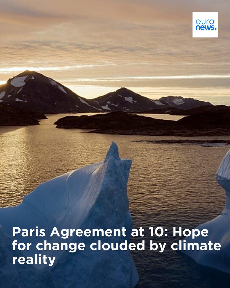 euronews's tweet photo. The agreement, signed in Paris on 12 December 2015, was considered historic but a decade on, the planet is still warming at too great a rate.
➡️ https://t.co/4BZtPpQR4i https://t.co/TYBMC702mm