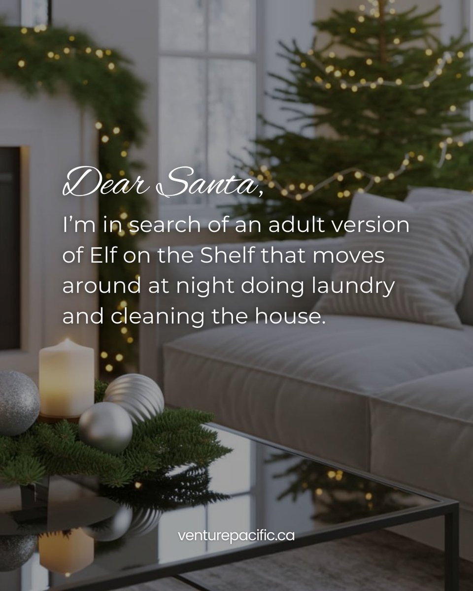 venture_pacific's tweet photo. Who needs mischief when you could have an Elf on the Shelf that folds laundry and cleans the house while you sleep? Now THAT’S the holiday magic dreams are made of! ✨

If you had one, what chore would your elf tackle first? Let’s hear it! https://t.co/jD5GBwKASQ