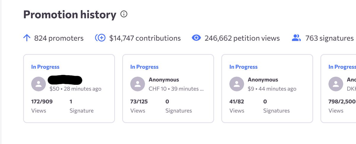 econoalchemist's tweet image. Friendly reminder that of the $14,747 donated through change[.]org, a total of ZERO dollars goes to Bill &amp;amp; Keonne's families. Thank you for contributing, a couple things to consider though:  

Change[.]org uses that money for "promotions". However, the 246k views generated from…