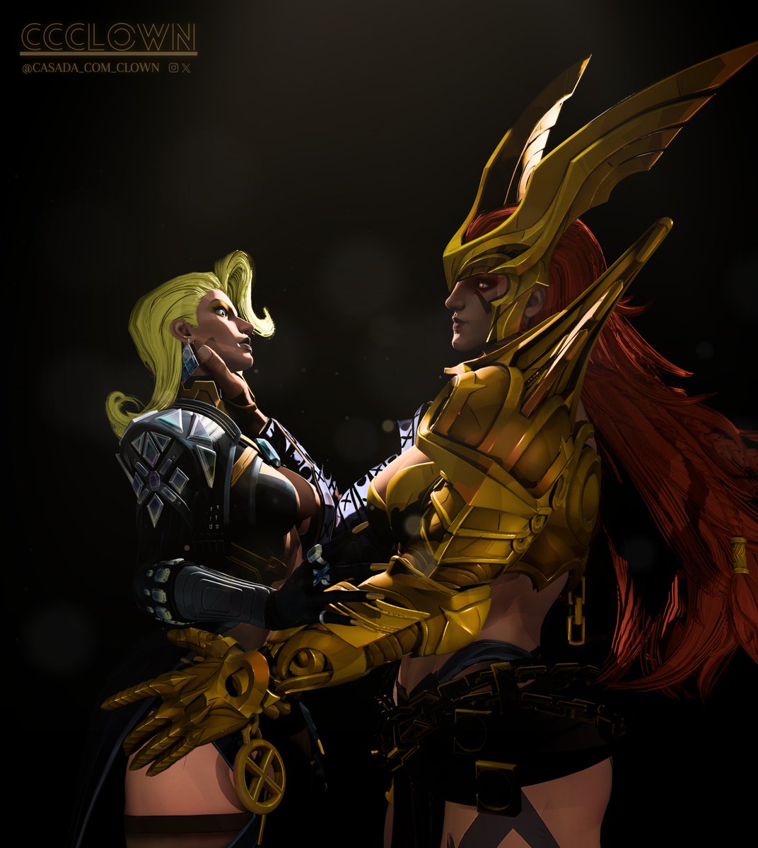 I love them <3 My women

#EmmaFrostMarvelRivals  #AngelaMarvelRivals #MarvelRivals