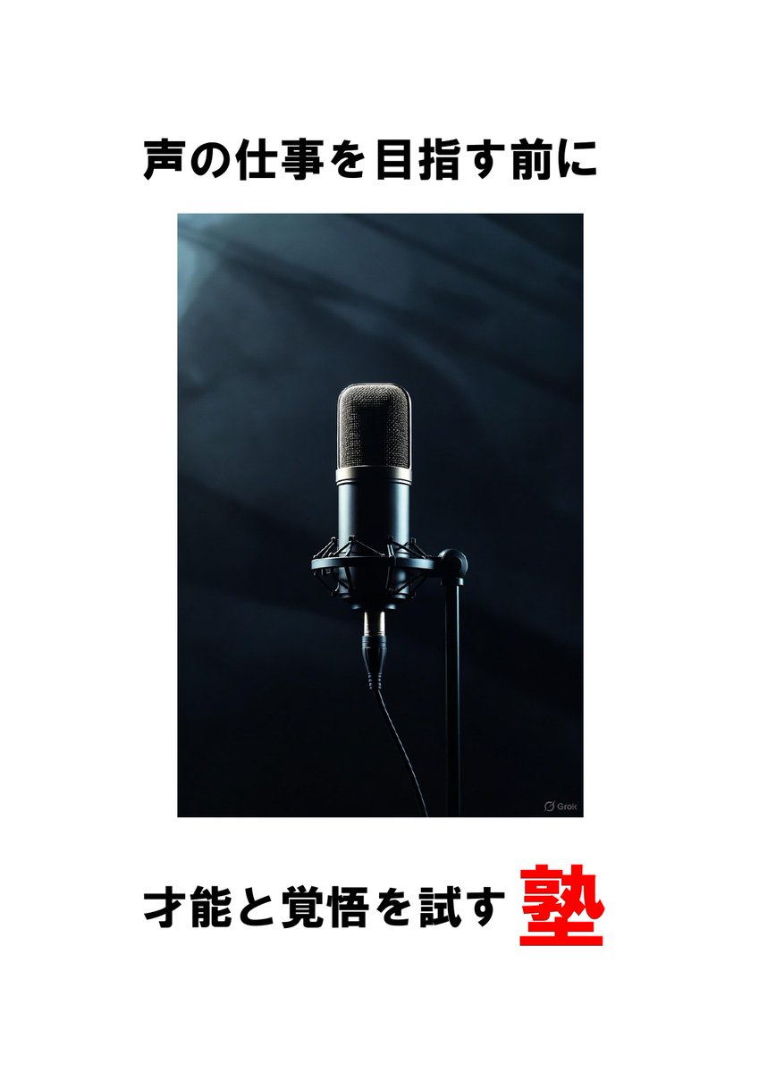 altneues39892's tweet photo. 弊社にて初心者向けの声優スクール「ボイスジニアスラボ」を来春4月から開講いたします。ボイストレーニングからスタジオワークまで、専門学校以上の密度でレッスンを受け、本当に声優の道に進むかどうか判断してもらうスクールです。

※リプをすべてお読みください https://t.co/p1b23YyxcW