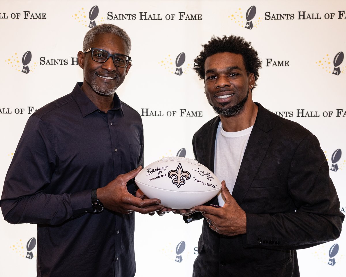 Contest 🚨

RT for a chance to win a football signed by this year's Saints Hall of Fame class: Tracy Porter and Brett Maxie!

#Saints | Rules: neworlns.co/TWrules1