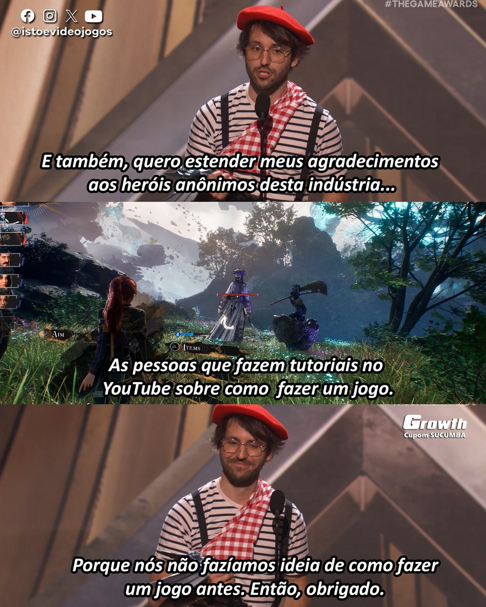 Os verdadeiros heróis
#TheGameAwards