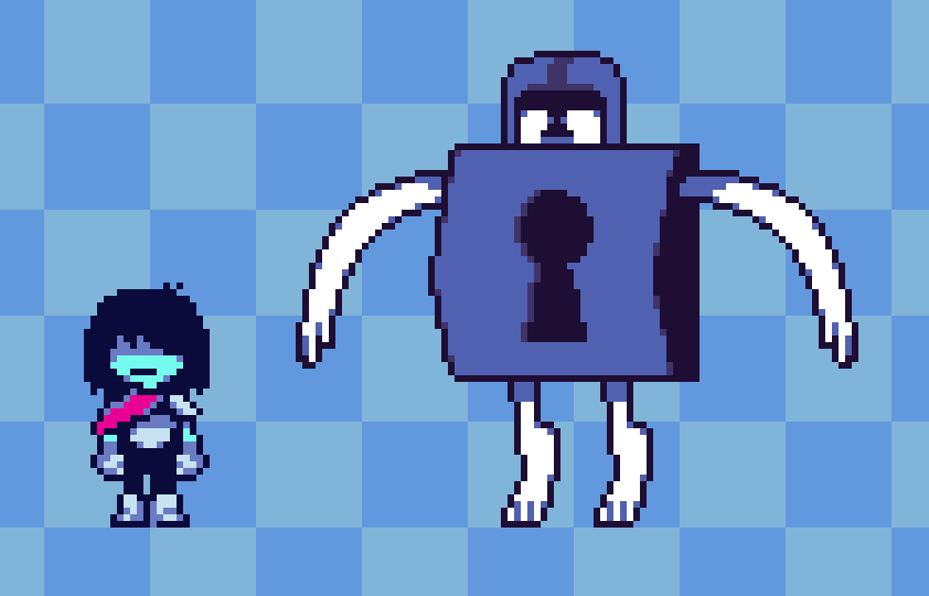 Marshadow_Slime's tweet photo. Big guy!!

#Deltarune https://t.co/3v2aRFiJEx