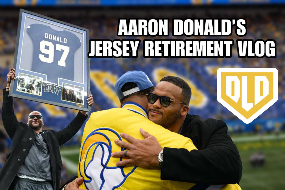 DLD_Training's tweet image. Behind the scenes of my uncle Aaron
Donald's jersey retirement.

🎥Full DLD vlog is LIVE now
📺Watch on YouTube: youtu.be/3VEgRRqWd9I?si…