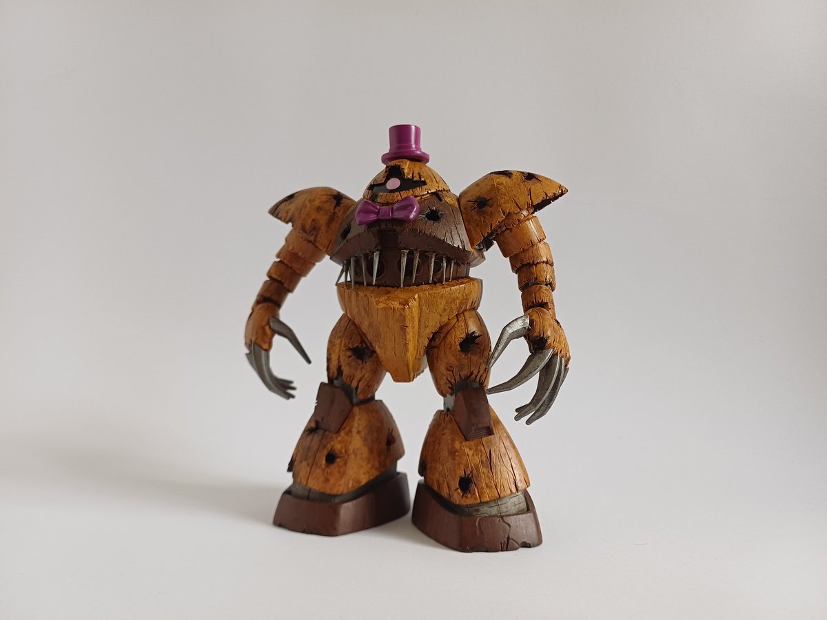 JSwansus's tweet image. Nightmare Fredgogg 
#ガンプラ #FNAF