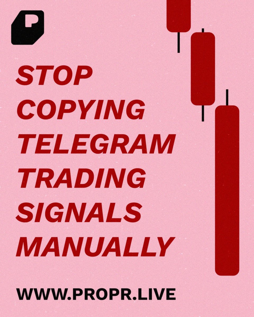 ProprSupport's tweet image. You don't have to watch your phone 24/7.

Choose your favourite telegram signals channel and let Propr copy and manage trades automatically.

#telegram #trading #TradingSignals #copytrading