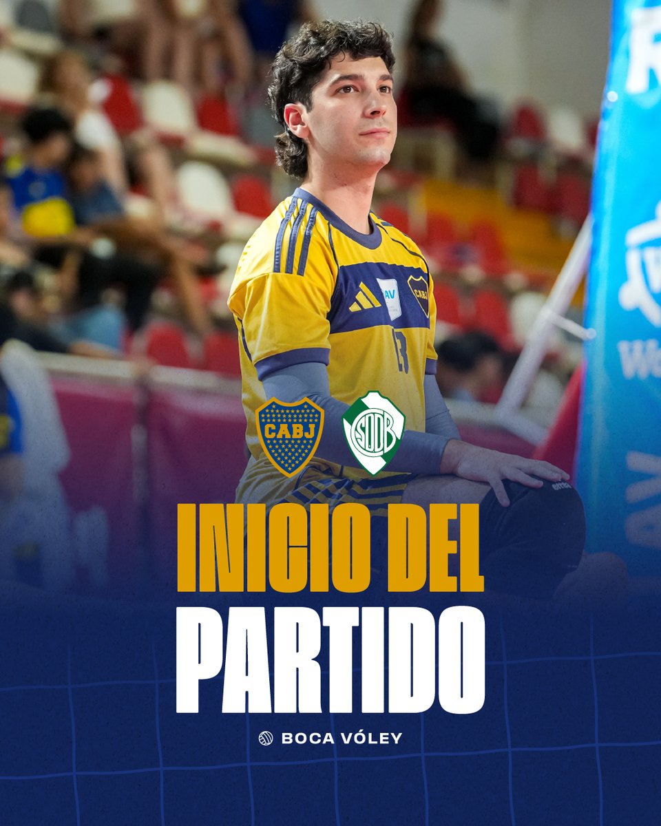 BocaVoley's tweet image. 🔛 ¡𝐂𝐎𝐌𝐄𝐍𝐙𝐎́ 𝐄𝐋 𝐏𝐀𝐑𝐓𝐈𝐃𝐎! 🏐

Todo listo en el Gorki Grana, los dirigidos por Marcelo Gigante se enfrentan a Defensores de Banfield por el primer cruce de fase de la #CopaACLAV. 

📺 En vivo por youtube.com/live/WZQBqnW9z…

#DaleBoca 🔵🟡🔵