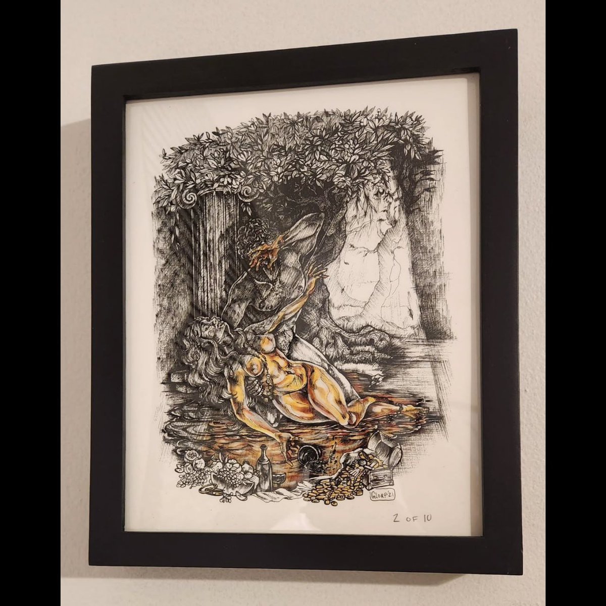 Alua83637726's tweet image. An art that makes you pause and think. A quiet reminder of truth beneath all things. Striking and unforgettable. 🖤✨