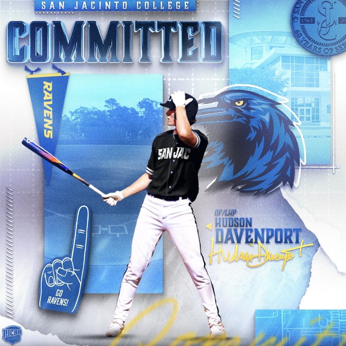 All glory to God! I want to thank my family, my coaches and my teammates for supporting me every step of the way. I wouldn’t be able to do this without their guidance and support! 

Galatians 6:9
<a href="/SJRaven_BB/">San Jacinto College Baseball</a> <a href="/DST_Houston/">DST Performance</a> <a href="/TwelveRecruits/">Texas Twelve Recruiting</a>