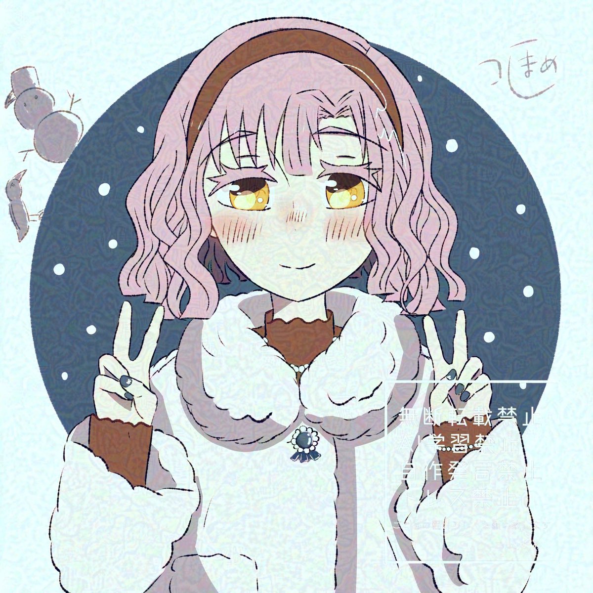冬服の花来💭✨❄️

#オリジナルキャラクター
