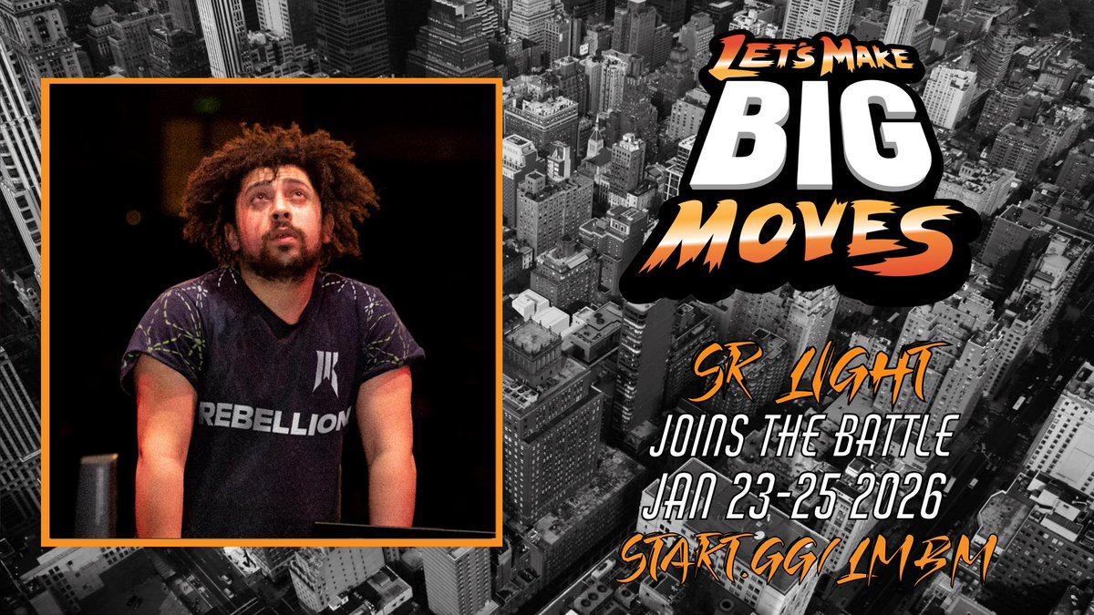 He’s New England’s best but we got mad love for him in Tristate 🔥🦊

Welcome <a href="/Light_S21/">💧Light💧</a> to the show!

Sign up today: start.gg/LMBM