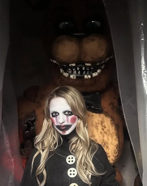 aqualish007's tweet photo. staring into my soul and then there's freddy all cute behind https://t.co/4ZDsgCqIe9