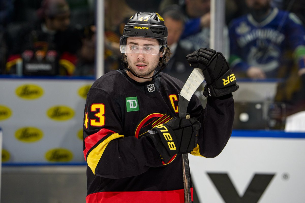 BR_OpenIce's tweet image. Quinn Hughes has been traded to the Minnesota Wild per @FriedgeHNIC