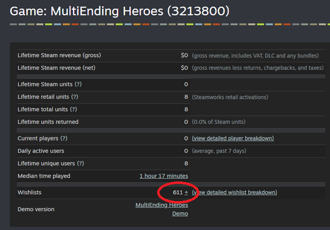 611 wishlists so far.
I’ve put a lot of heart into this game, and I really believe in it.
If it looks interesting to you, a wishlist would help more than you know. 🫶

#indiegame #gamedev