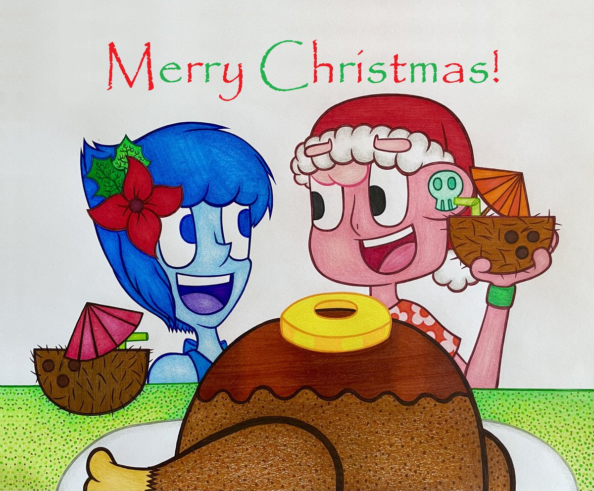 Good Evening to All Steven Universe Fans around the World!👋😁
Tonight, I want to bring you all a new Christmas drawing that you might love, or at least like.🎄

#stevenuniverselarsbarriga
#stevenuniverselapislazuli
#stevenuniversefanart