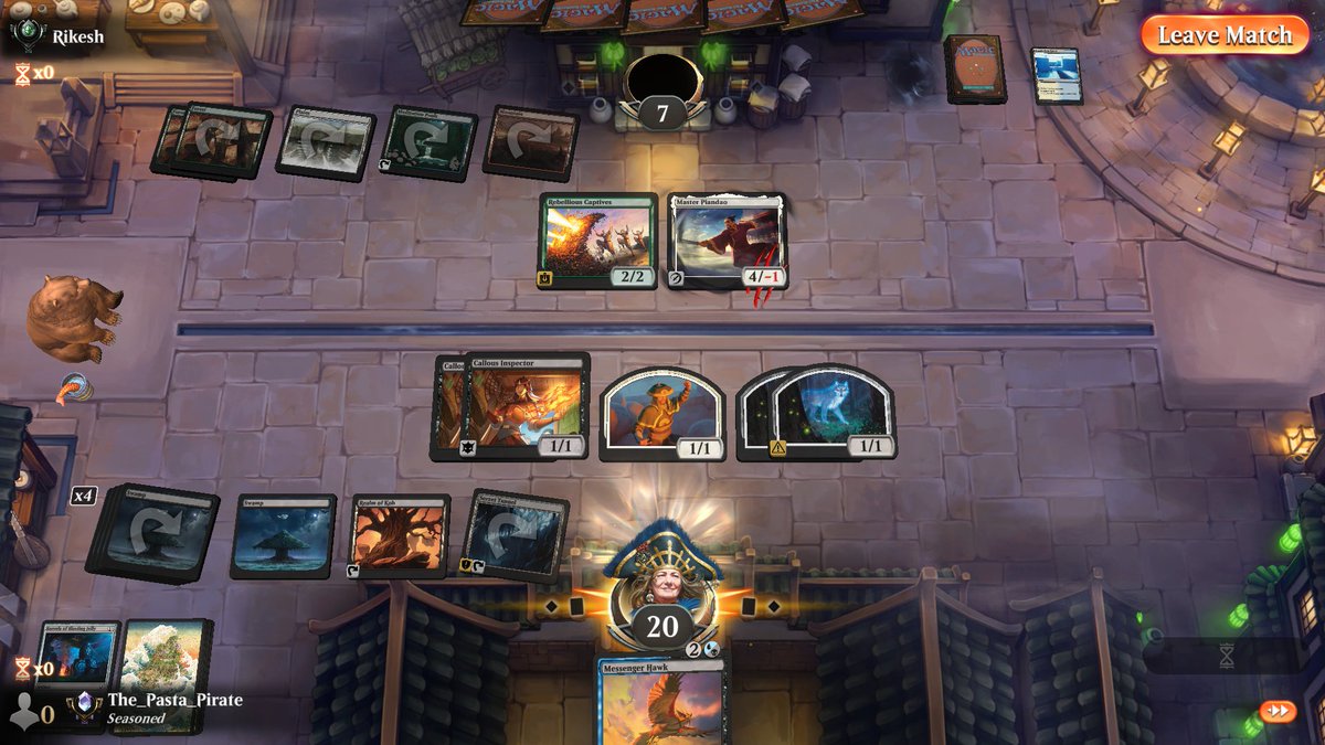 ThePastaPirate's tweet image. ☠️🏆Mono Black🏆☠️

1) 1x Day/Drill/Realm/Tunnel: high-value bomb rares

2) 2x Warship: attacks/blocks on most boards

3) 16 lands kept the action coming with my low curve

4) 4x Inspector: chip damage chump-blocker

Draft: 17lands.com/draft/303b76e3…

Games: 17lands.com/details/303b76…